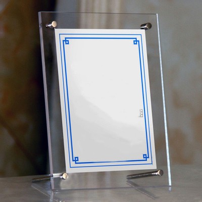 Pop Acrylic Photo Frame Picture Certificate Table Display Frame Study Room Decor   382167976612